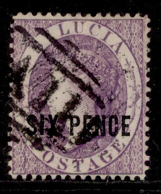 st-lucia-qv-sg28-6d-violet-fine-used-cat-50