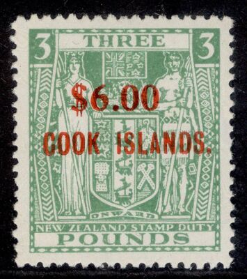 cook-islands-qeii-sg220-6-on-3-green-vlh-mint-cat-120
