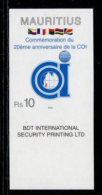 mauritius-qeii-sg1105-2004-10r-anniv-of-ioc-imperf-proof-nh-mint