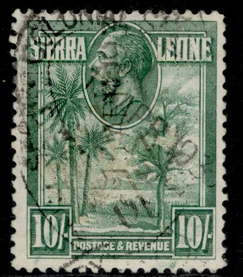 sierra-leone-gv-sg166-10s-green-used