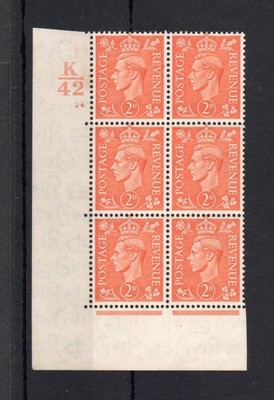 george-vi-2d-pale-orange-unmounted-mint-control-k42-cylinder-24-block-cat-12