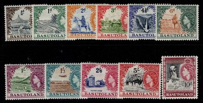 basutoland-qeii-sg43-53-1954-58-complete-set-m-mint-cat-110