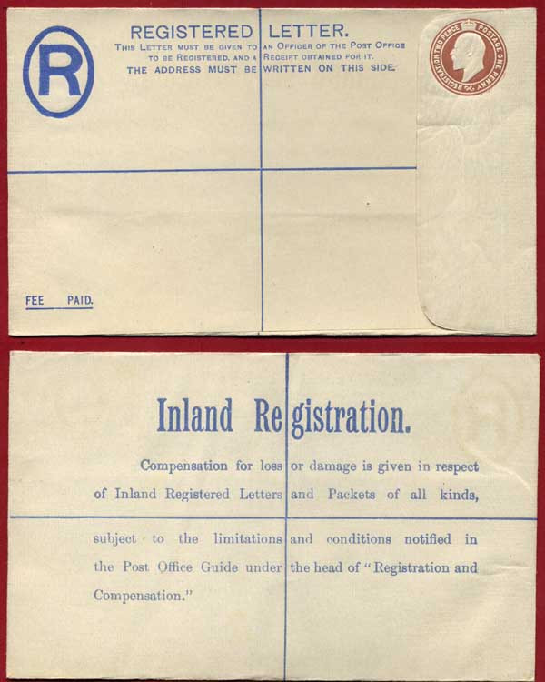 rp25g-kevii-2d-red-brown-letter-unused