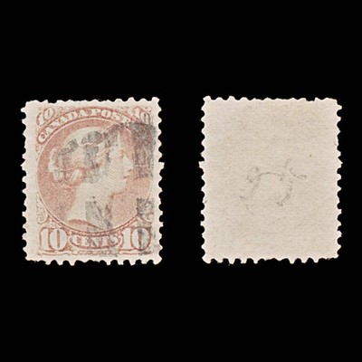 9423-canada-sg99-10c-pale-milky-pink-lilac-1874-sc-40e-used-c350