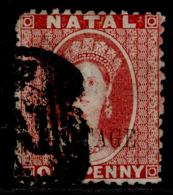 south-africa-natal-qv-sg27x-1d-bright-red-used-cat-150-wmk-reversed