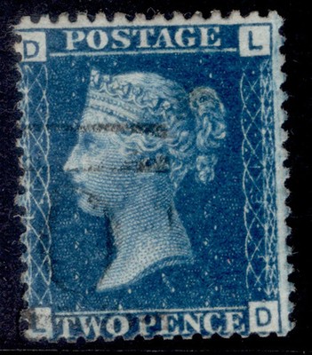 gb-qv-sg47-2d-dp-blue-plate-13-fine-used-cat-15-ld