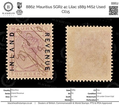8862-mauritius-sgr2-4c-lilac-1889-mis2-used-c15