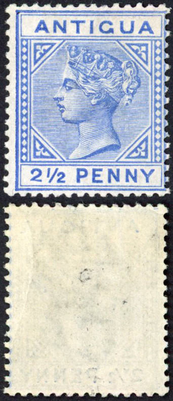 antigua-sg27a-2-1-2d-wmk-crown-ca-variety-large-2-with-slanting-foot-cat-180-po