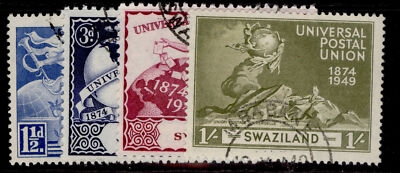 swaziland-gvi-sg48-51-anniversary-of-upu-set-fine-used