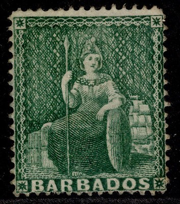 barbados-qv-sg17-d-deep-green-unused-cat-190