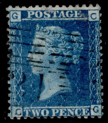 gb-qv-sg45-2d-blue-plate-9-fine-used-cat-15-cg
