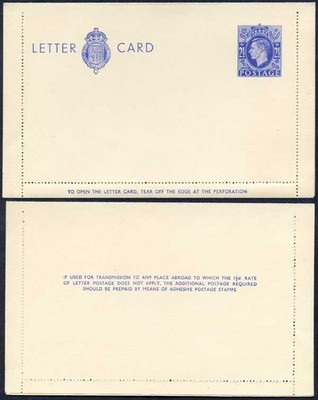 lcp15a-kgvi-2-1-2d-blue-letter-card-gummed-on-front-half-1-1-2d-on-back