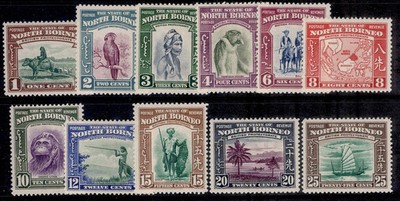 north-borneo-gvi-sg303-313-1939-short-set-to-25c-m-mint-cat-275