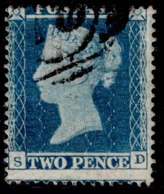 gb-qv-sg19-2d-dp-blue-plate-4-sc16-used-cat-75-sd
