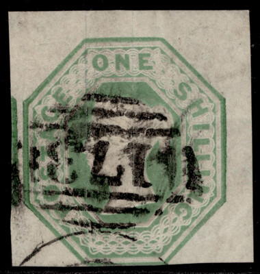 gb-qv-sg54-scarce-1s-pale-green-cut-square-fine-used-cat-1000