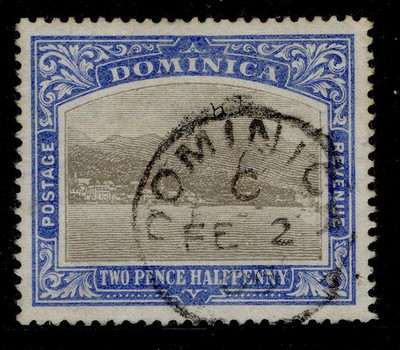 dominica-edvii-sg30-2d-grey-bright-blue-fine-used-cds