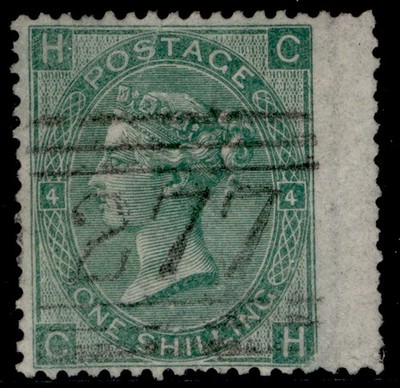 gb-qv-sg117-1s-green-plate-4-fine-used-cat-55-ch