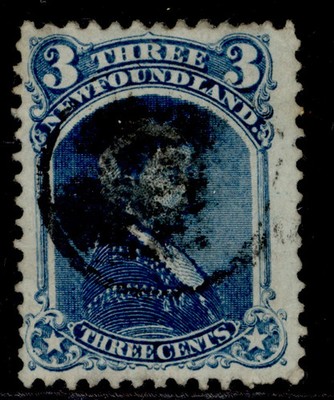 canada-newfoundland-qv-sg37-3c-blue-used-cat-35