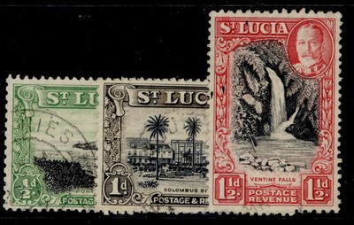 st-lucia-gv-sg113a-114a-115a-1936-perf-13x12-set-fine-used-cat-40