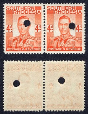southern-rhodesia-sg43-4d-kgvi-proof-pair