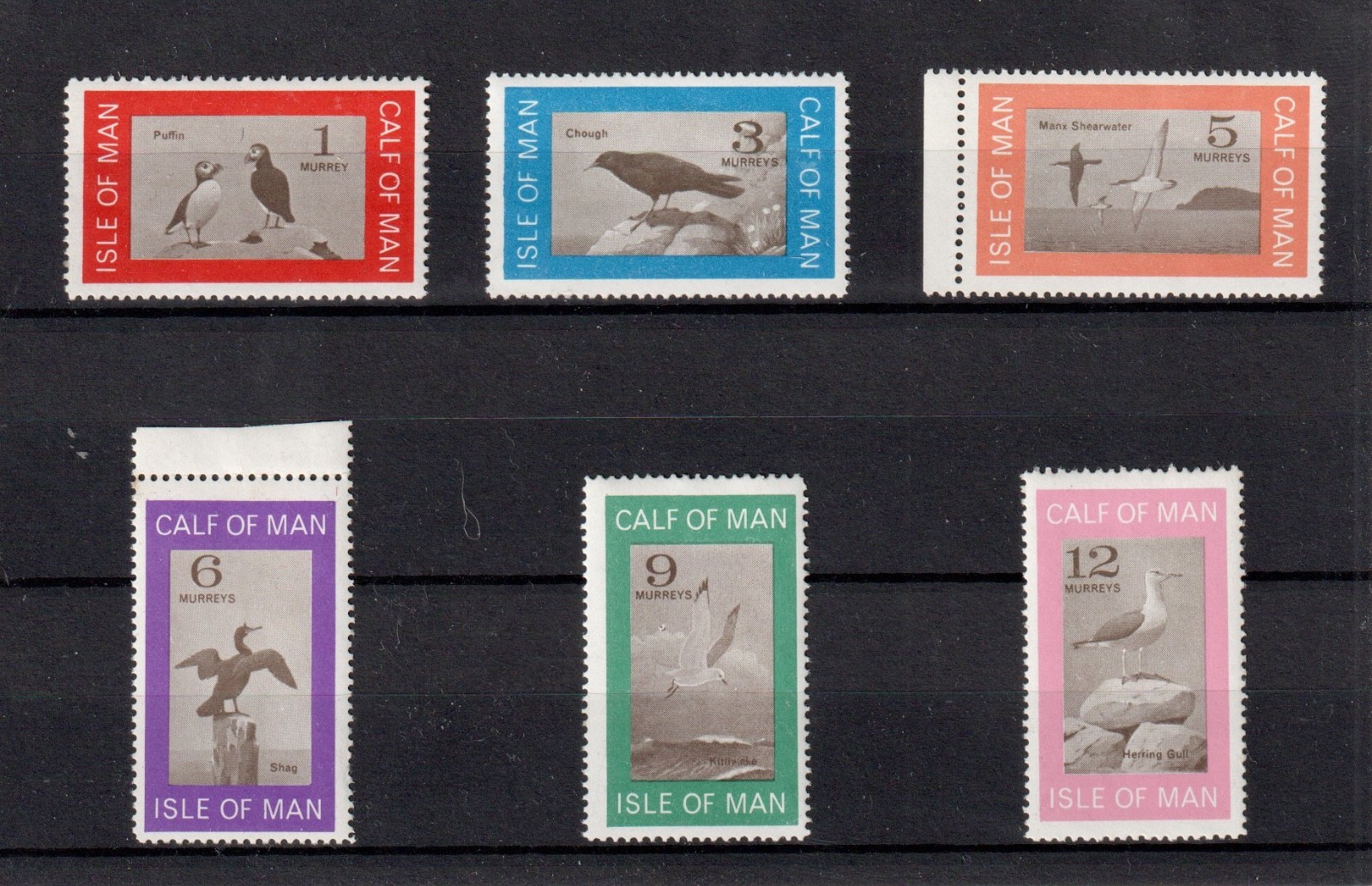 calf-of-man-1966-second-definitive-issue-birds-ca-030-ca-035-perf-mnh