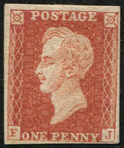 1d-prince-consort-essay-imperf-in-red-brown-gummed-good-m-m-good-four-m