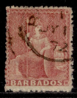 barbados-qv-sg44-1d-blue-used-cat-75