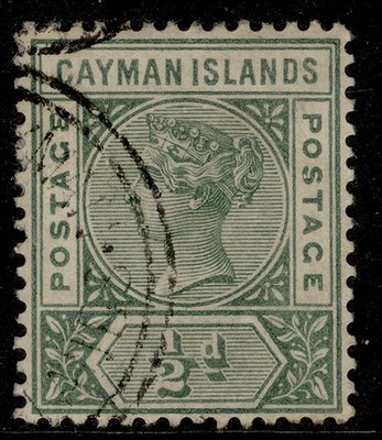 cayman-islands-qv-sg1a-d-pale-green-fine-used-cat-21