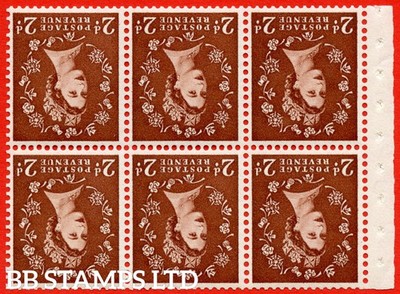 sg-543lwi-sb78ae-2d-light-red-brown-a-umounted-mint-booklet-pane-of-6-b64178