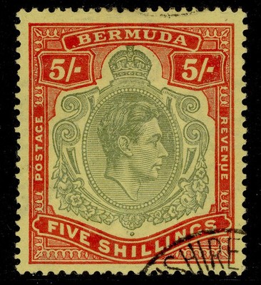 bermuda-gvi-sg118a-5s-pale-green-red-yellow-fine-used-cat-75