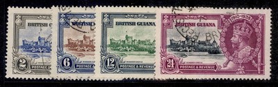 british-guiana-gv-sg301-304-1935-silver-jubilee-set-fine-used-cat-40