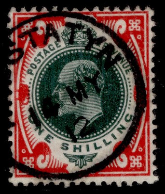 gb-edvii-sg313-spec-m47-3-1s-green-bright-scarlet-fine-used-cat-40-cds