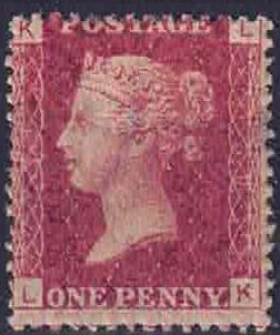 qv-sg-43-1d-lake-red-plate-189-letters-l-k-unmounted-mint-gum-cracking