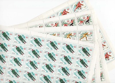 russia-1976-olympics-set-in-um-sheets-of-36-sg4482-4486-c108