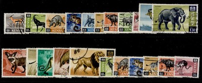 kenya-qeii-sg20-35-1966-71-set-fine-used-cat-78-incs-all-paper-varieties