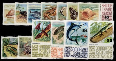samoa-qeii-sg390-399c-1972-76-complete-set-nh-mint-cat-22
