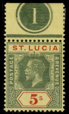 st-lucia-gv-sg88-5s-green-red-yellow-nh-mint-cat-45-control-plate-1