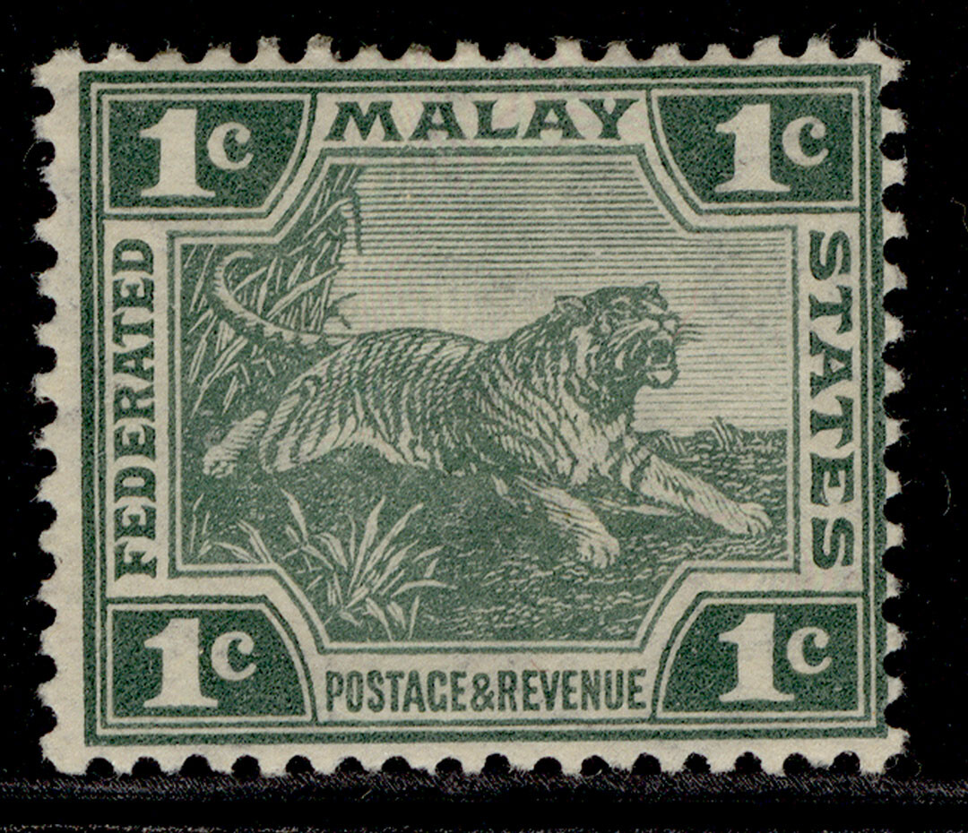 malaysia-federated-malay-edvii-sg28-1c-green-m-mint-cat-30-die-i