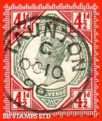 sg-206-variety-k34-2-4d-deep-green-carmine-a-fine-10th-october-b80141