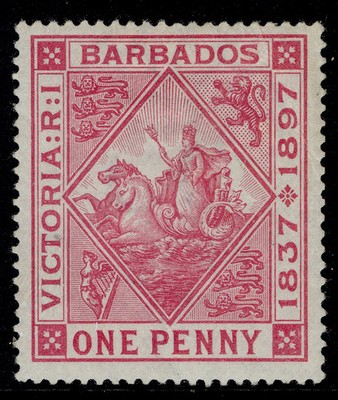 barbados-qv-sg118-1d-rose-m-mint-cat-16