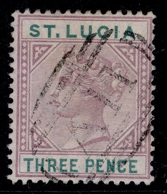 st-lucia-qv-sg47-3d-dull-mauve-green-fine-used