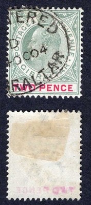 gibraltar-sg48-2d-grey-green-and-carmine-wmk-ca-used-cat-45-pounds
