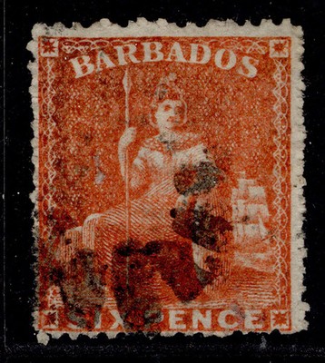 barbados-qv-sg32-6d-dull-orange-vermilion-used-cat-30