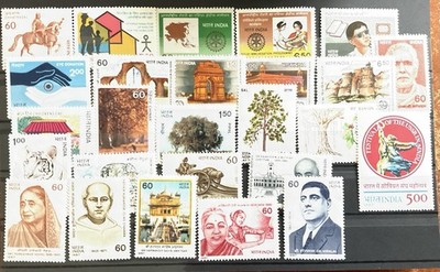 india-1987-88-complete-commemorative-stamps-including-miniature-sheets