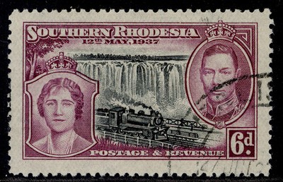 southern-rhodesia-gvi-sg39-6d-black-purple-fine-used