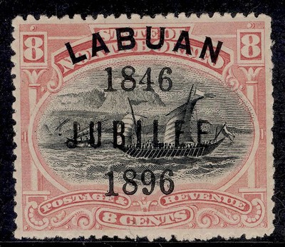north-borneo-labuan-qv-sg88-8c-black-pink-m-mint-cat-60