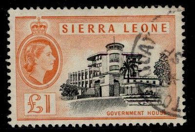 sierra-leone-qeii-sg222-1-black-orange-fine-used-cat-45