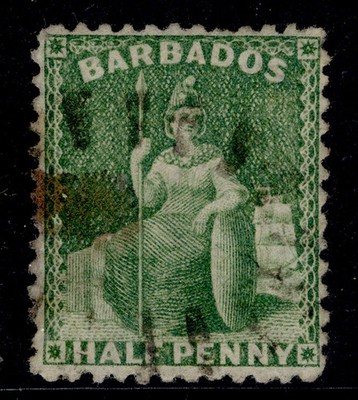 barbados-qv-sg67-d-bright-green-used