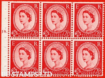 sg-574-sb82-2d-carmine-red-type-ii-an-unmounted-mint-booklet-pane-o-b68469
