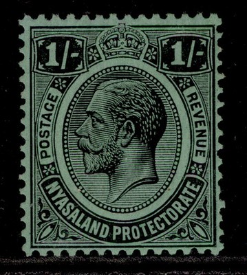 nyasaland-protectorate-gv-sg108-1s-black-emerald-m-mint-cat-14